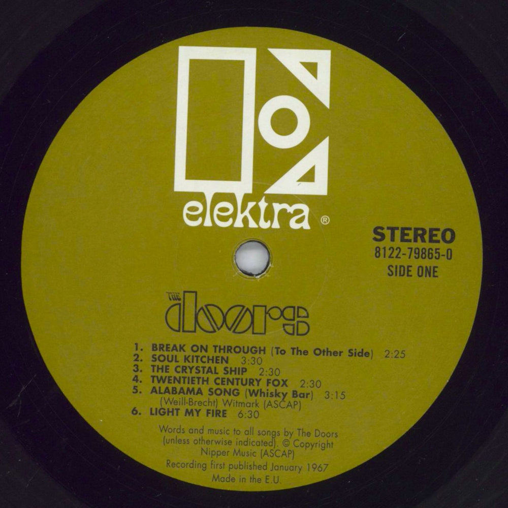 The Doors The Doors - 180gm - stickered shrink UK vinyl LP album (LP record) DORLPTH829589
