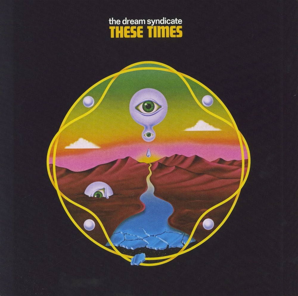 The Dream Syndicate These Times - Green Vinyl UK vinyl LP album (LP record) 7659-1