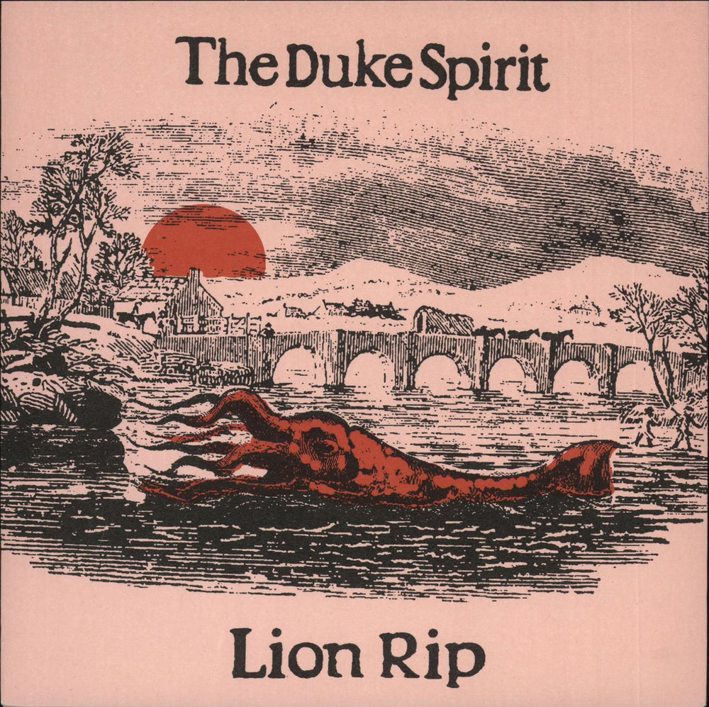 The Duke Spirit Lion Rip - Red Vinyl UK 7" vinyl single (7 inch record / 45) 9870317