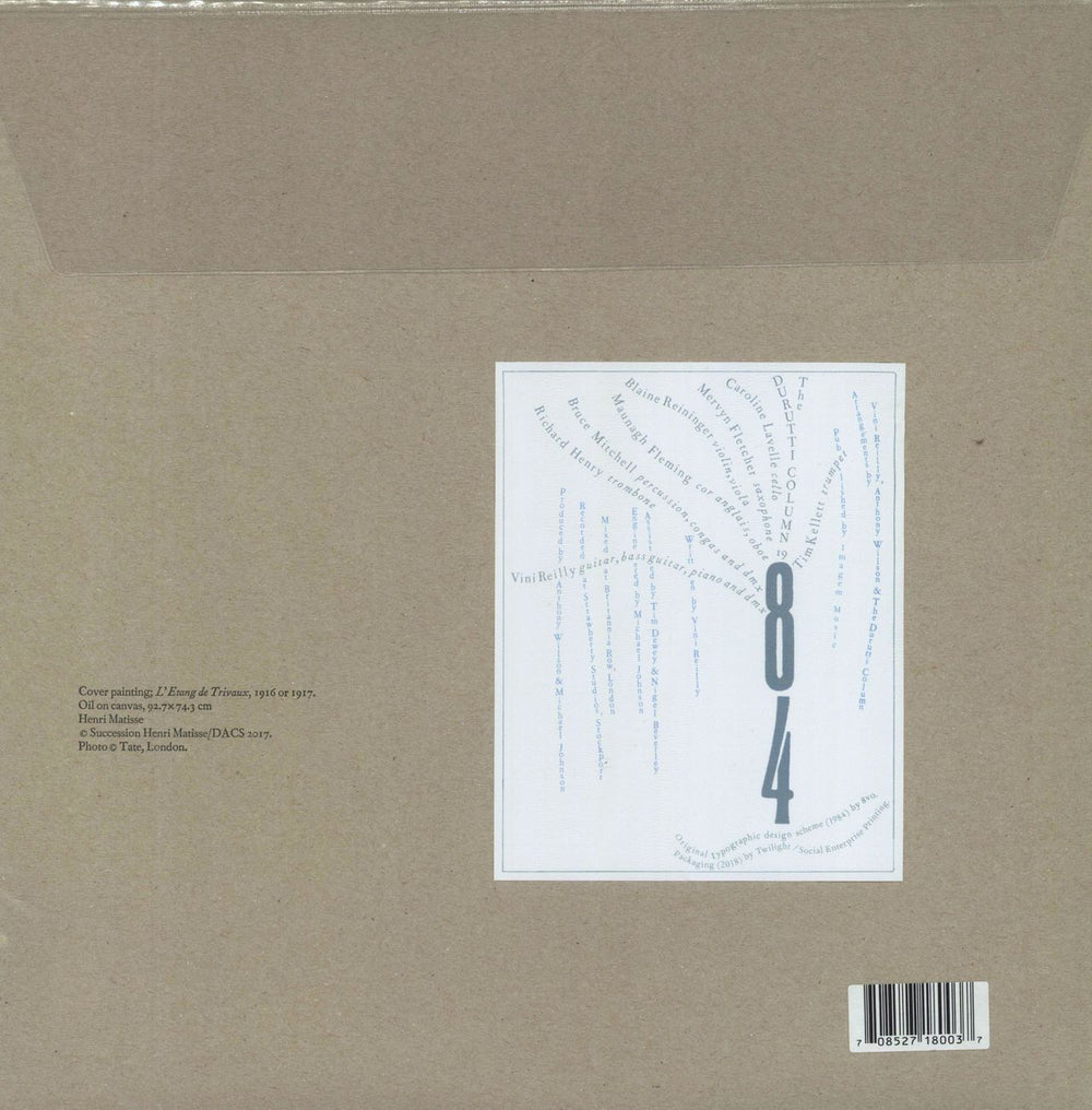 The Durutti Column Without Mercy - 180gram UK 2-LP vinyl record set (Double LP Album)