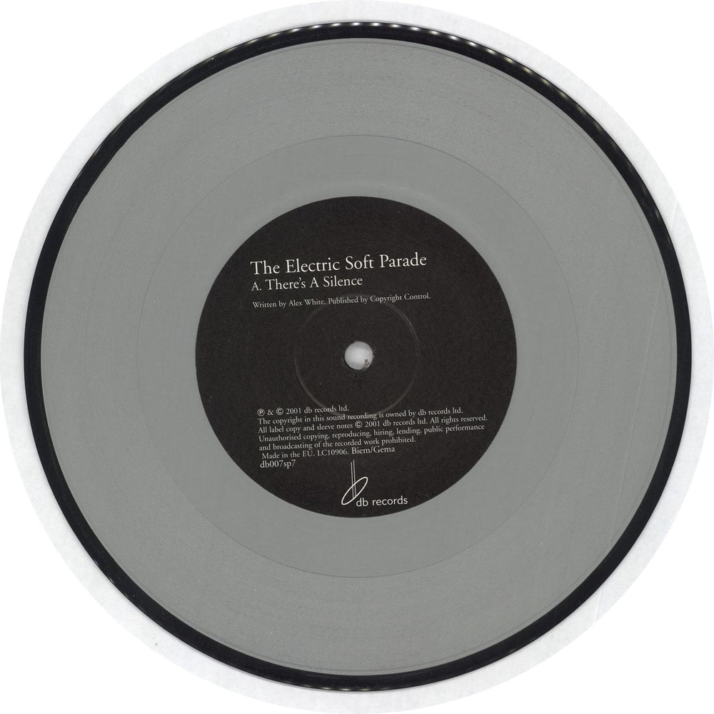 The Electric Soft Parade There's A Silence UK 7" vinyl single (7 inch record / 45) 743218967573