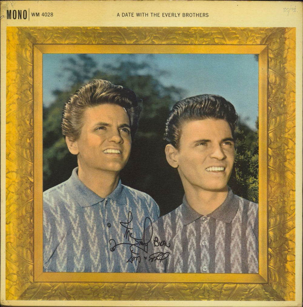 The Everly Brothers A Date With The Everly Brothers - 1st UK vinyl LP album (LP record)