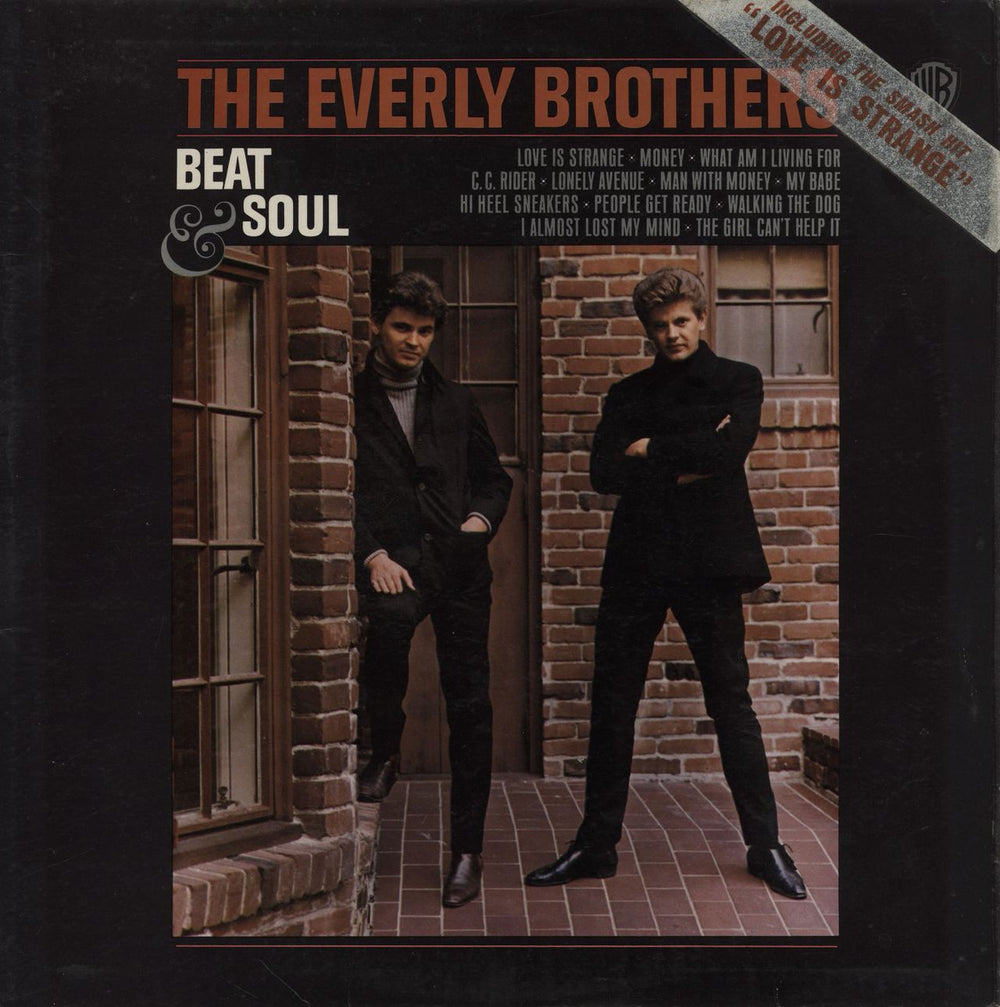 The Everly Brothers Beat & Soul - Hype Stickered UK vinyl LP album (LP record) W1605