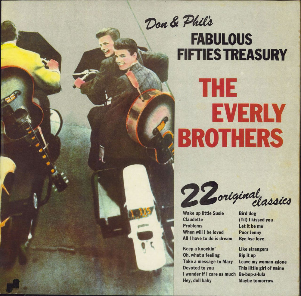 The Everly Brothers Don & Phil's Fabulous Fifties Treasury UK vinyl LP album (LP record) 6310300