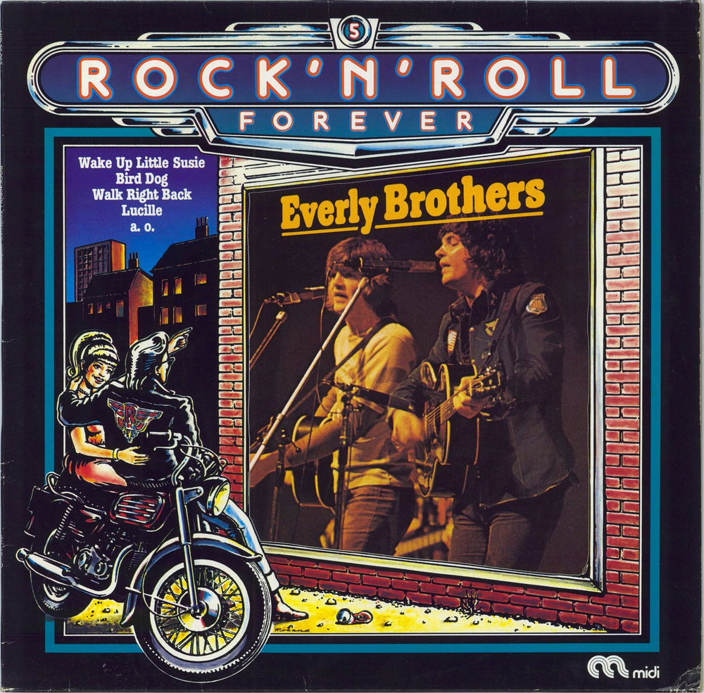 The Everly Brothers Rock'n'Roll Forever German vinyl LP album (LP record) MID26063