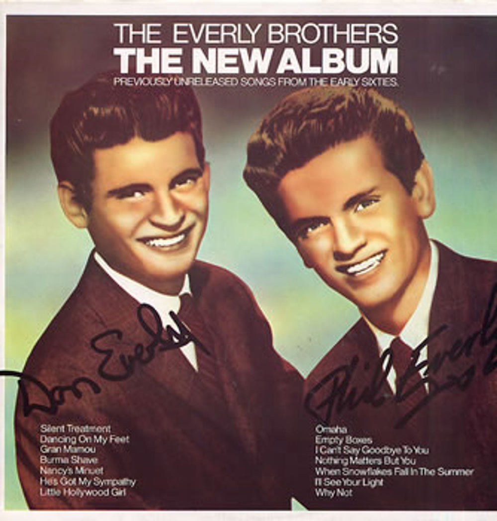 The Everly Brothers The New Album UK vinyl LP album (LP record) K56415