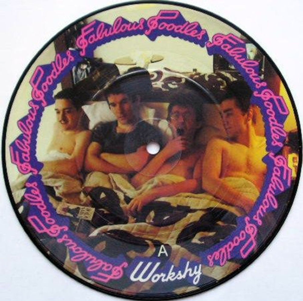 The Fabulous Poodles Workshy UK 7" vinyl picture disc (7 inch picture disc single) 7NPX46188