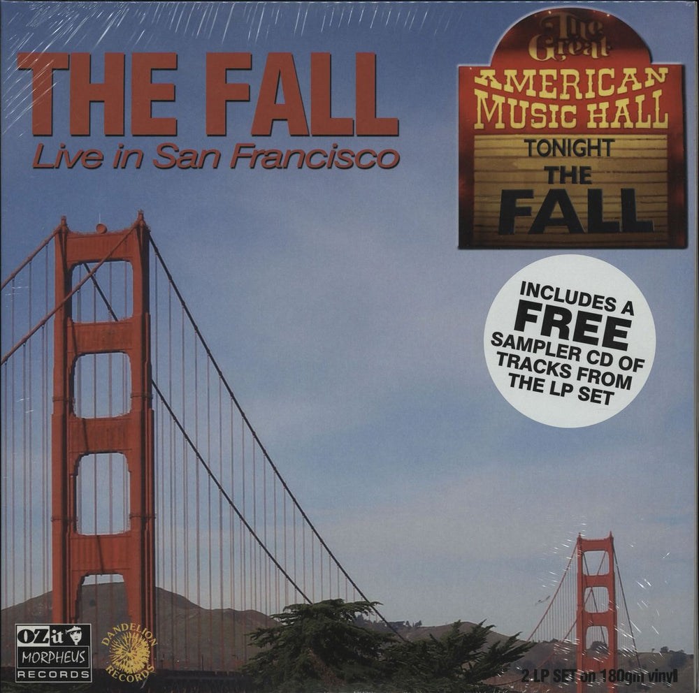 The Fall Live In San Francisco - 180gm Purple Vinyl + CD - Sealed UK 2-LP vinyl record set (Double LP Album) OZITDANLP8014