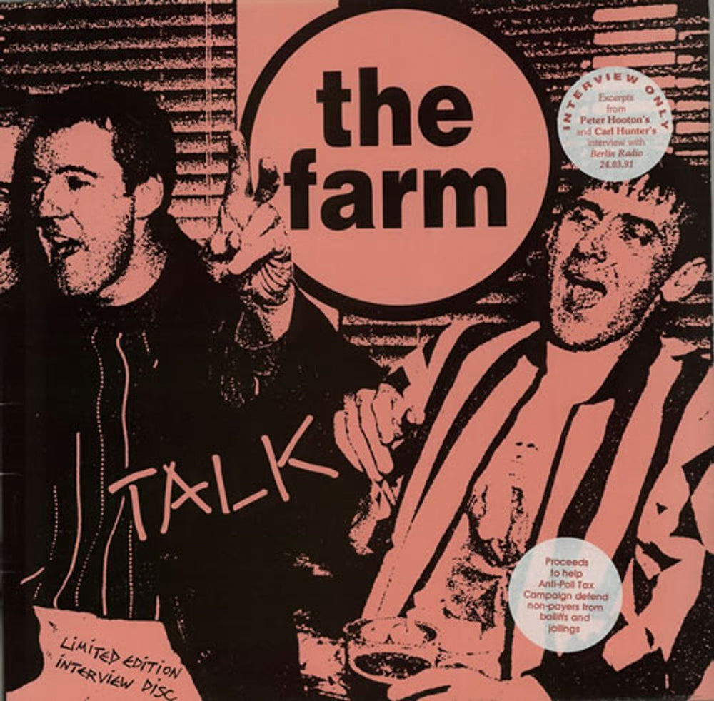 The Farm Interview Disc UK vinyl LP album (LP record) OTM002