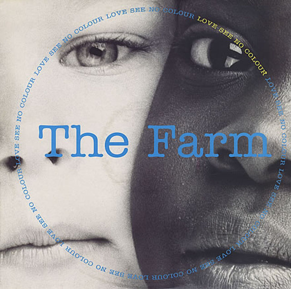 The Farm Love See No Colour + White Label UK 12" vinyl single (12 inch record / Maxi-single) MILK106T