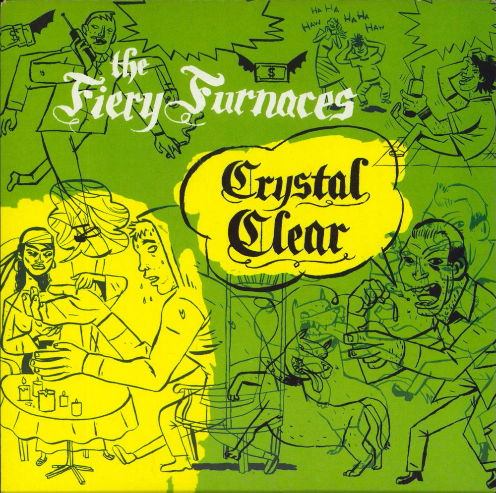 The Fiery Furnaces Crystal Clear - Clear Vinyl UK 7" vinyl single (7 inch record / 45) RTRADES124