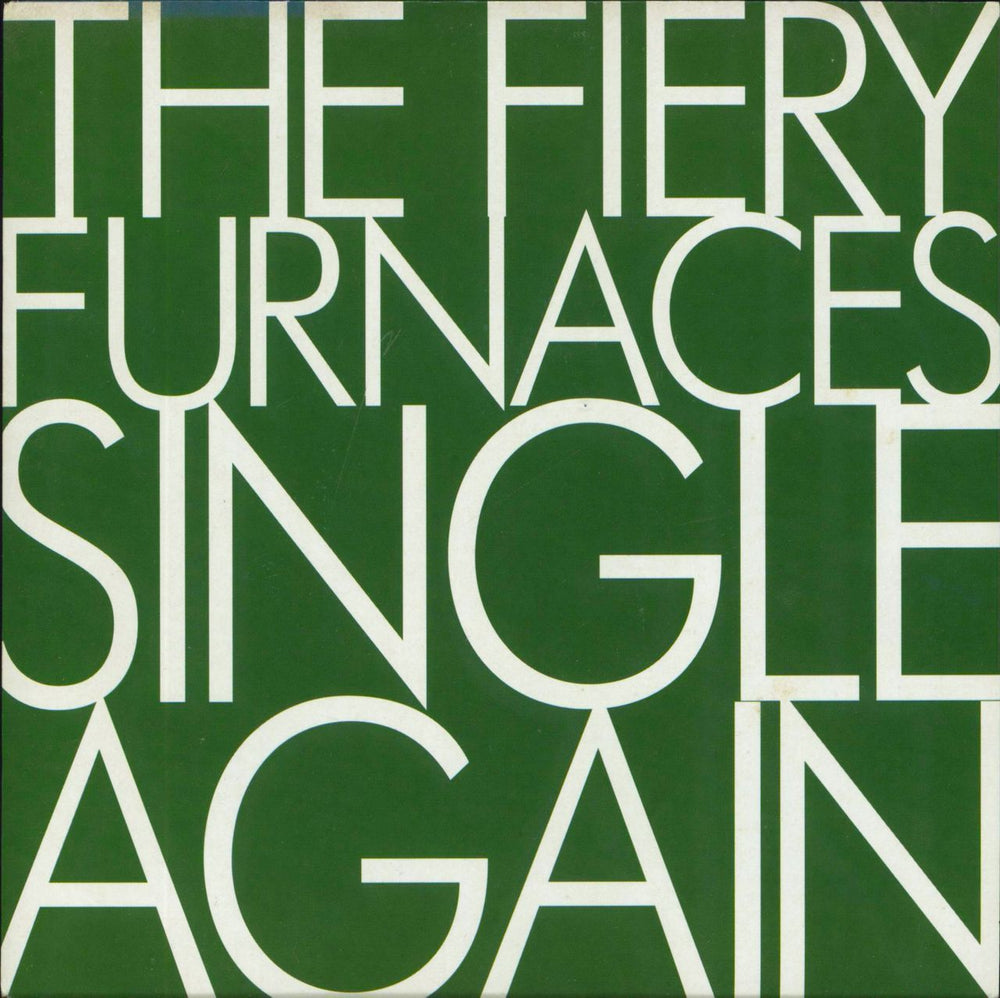 The Fiery Furnaces Single Again - Green Glitter Vinyl UK 7" vinyl single (7 inch record / 45) RTRADS190