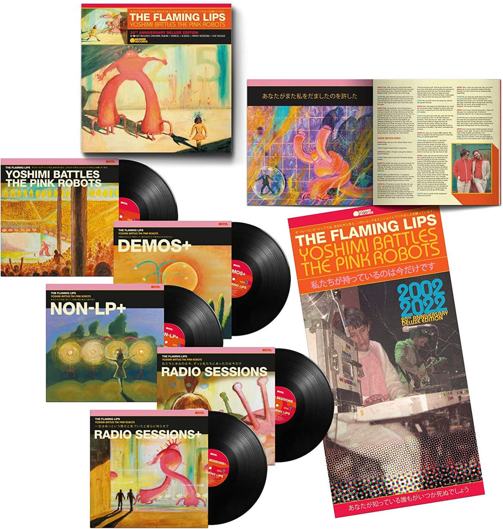 The Flaming Lips Yoshimi Battles The Pink Robots: 20th Anniversary Deluxe Edition - Sealed US Vinyl Box Set 093624873051