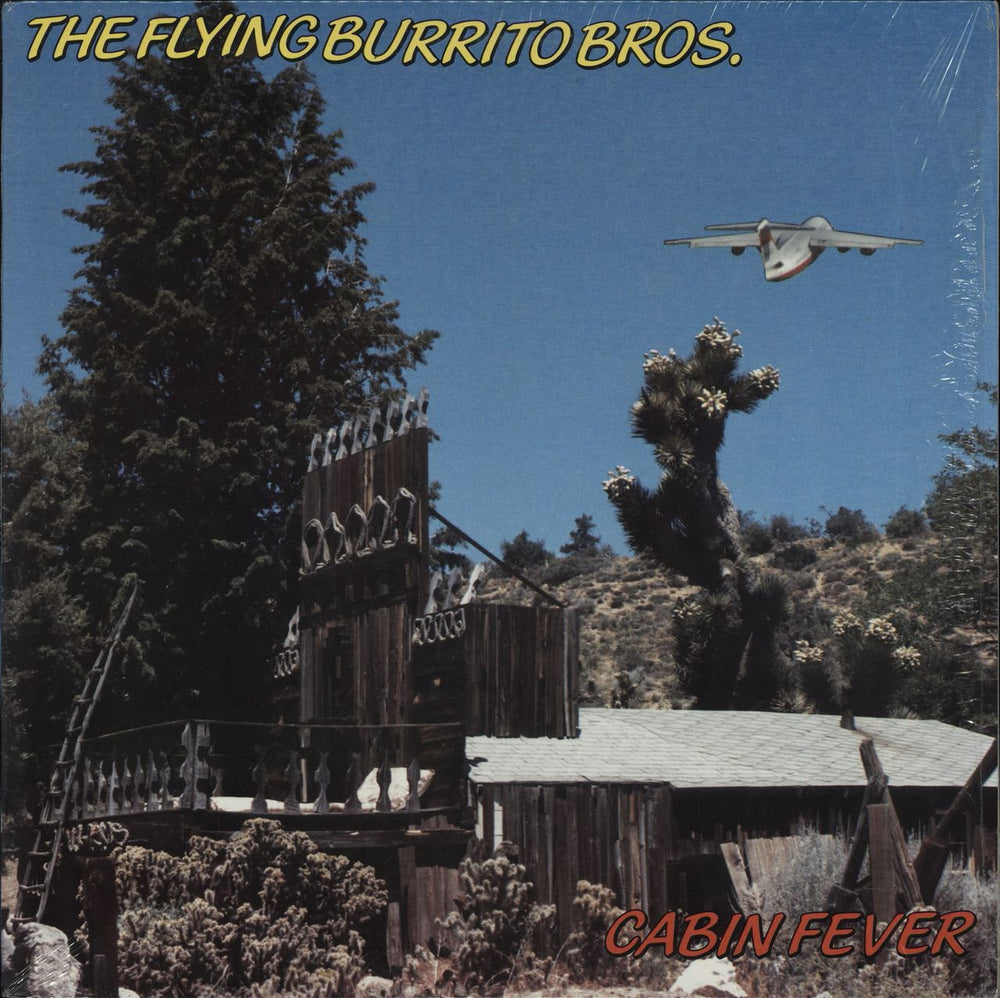 The Flying Burrito Brothers Cabin Fever - shrink US vinyl LP album (LP record) RRLP2008