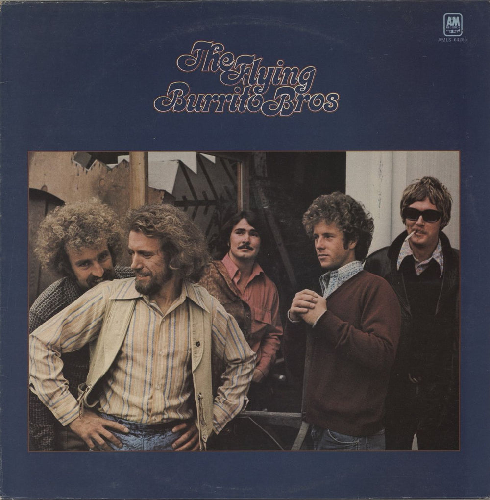 The Flying Burrito Brothers The Flying Burrito Bros - Tan - Matt Slv UK vinyl LP album (LP record) AMLS64295