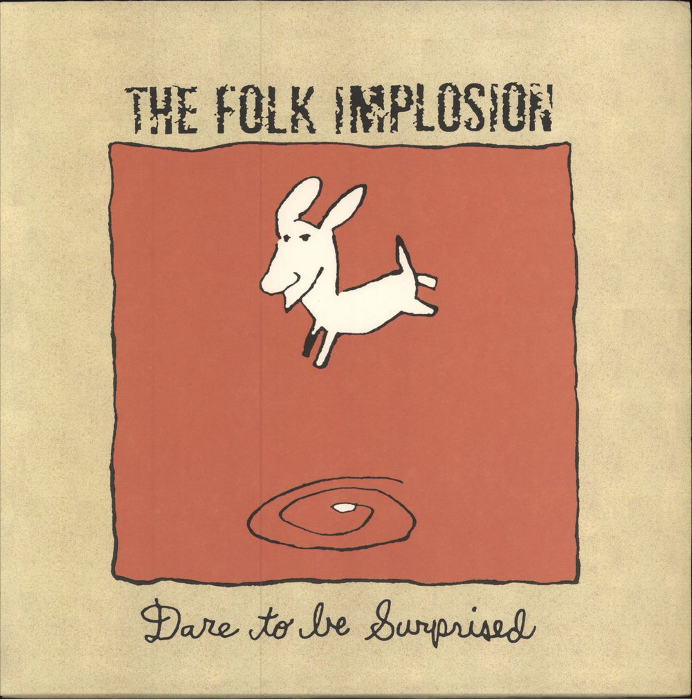 The Folk Implosion Dare To Be Surprised - Blue Splatter US vinyl LP album (LP record) COMM45