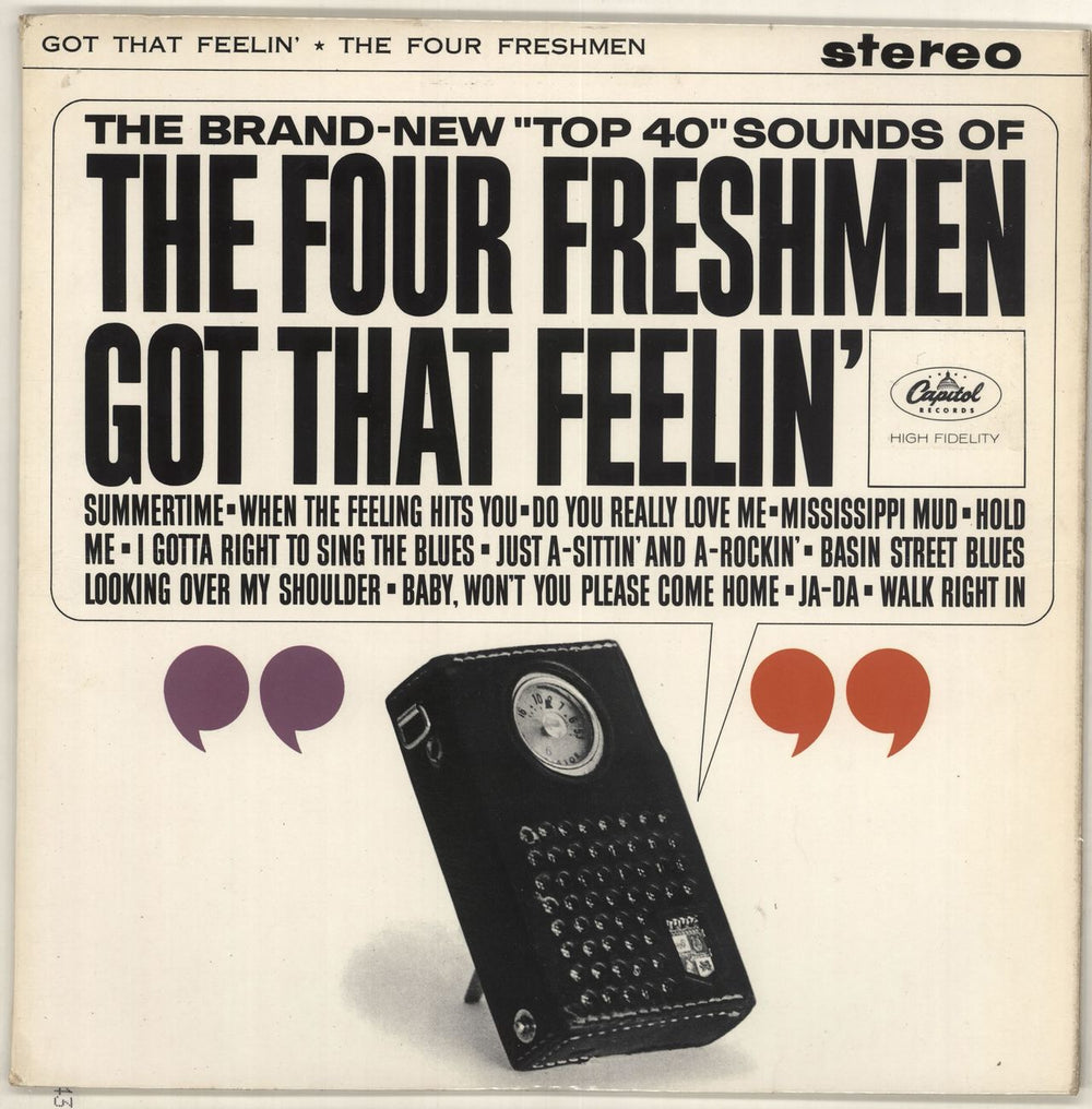 The Four Freshmen The Four Freshmen Got That Feelin' UK vinyl LP album (LP record) ST1950