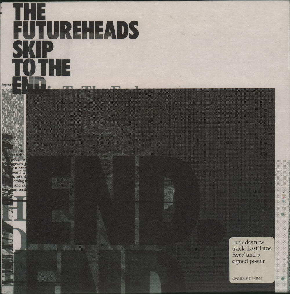 The Futureheads Skip To The End + Autographed Poster UK 7" vinyl single (7 inch record / 45) 679L128X