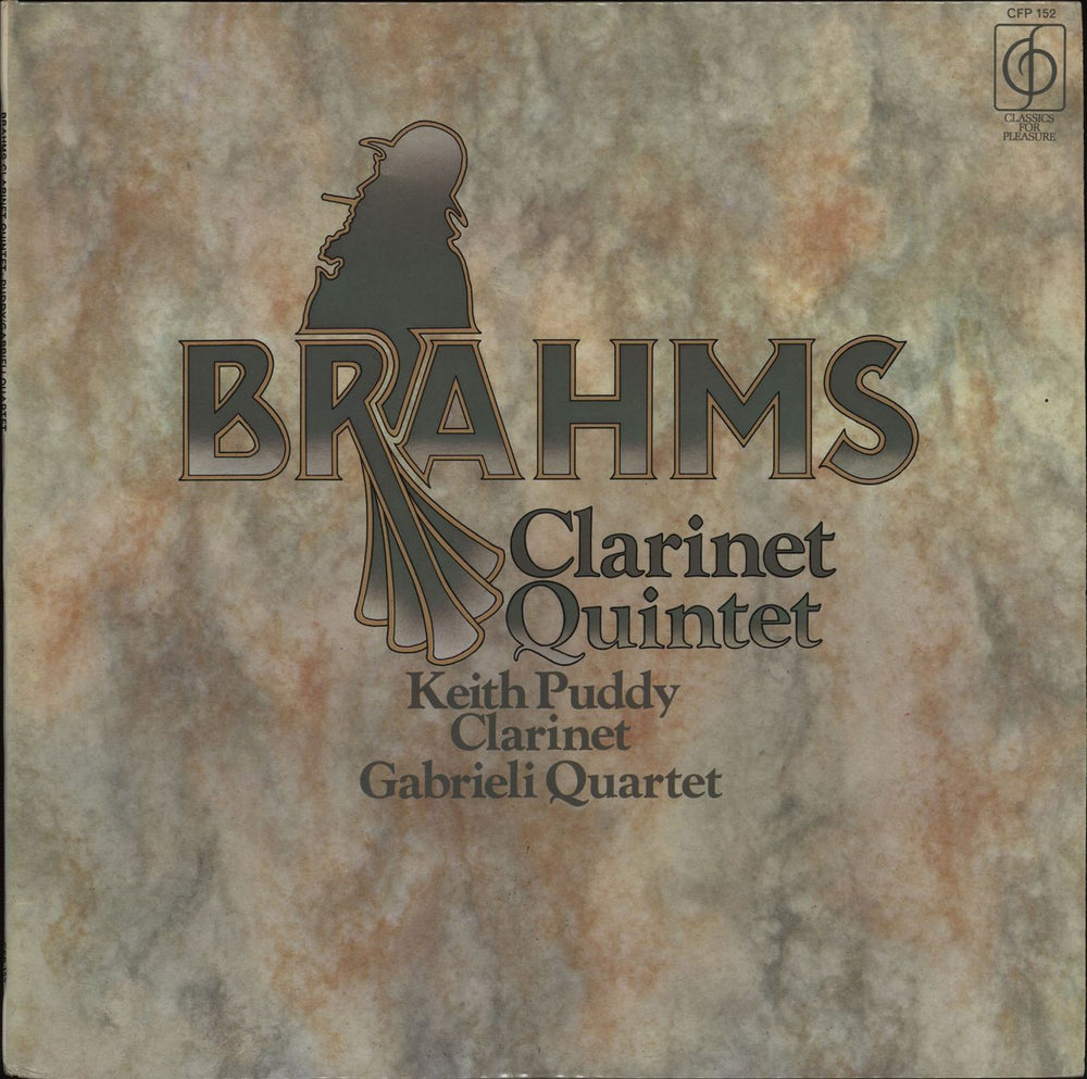 The Gabrieli String Quartet Brahms: Clarinet Quintet UK vinyl LP album (LP record) CFP152