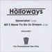 The Holloways Generator - Set Of 2 CD-R Acetates UK Promo CD-R acetate HOYCRGE433637