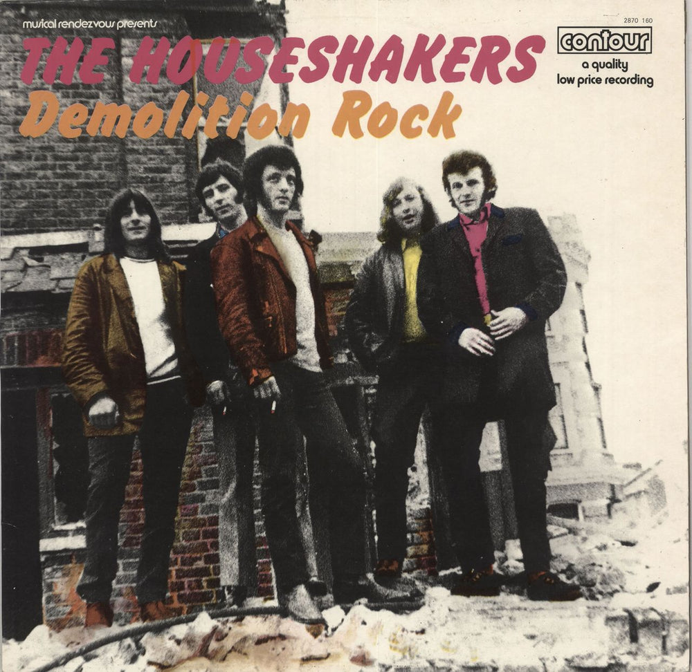 The Houseshakers Demolition Rock UK vinyl LP album (LP record) 2870160