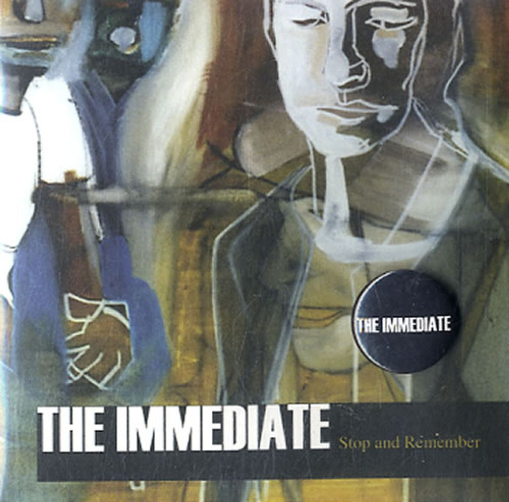The Immediate Stop & Remember + Badge UK CD single (CD5 / 5") FPS062