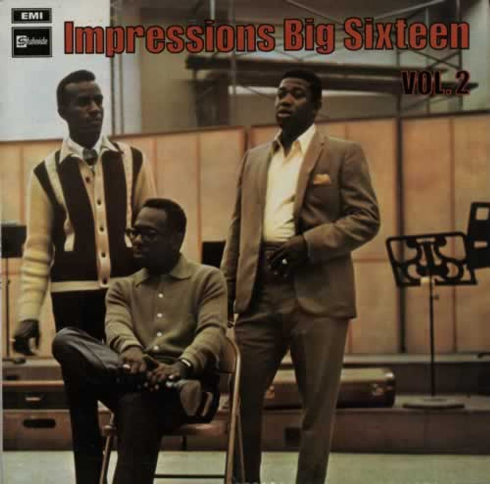 The Impressions Big Sixteen UK vinyl LP album (LP record) SSL10279