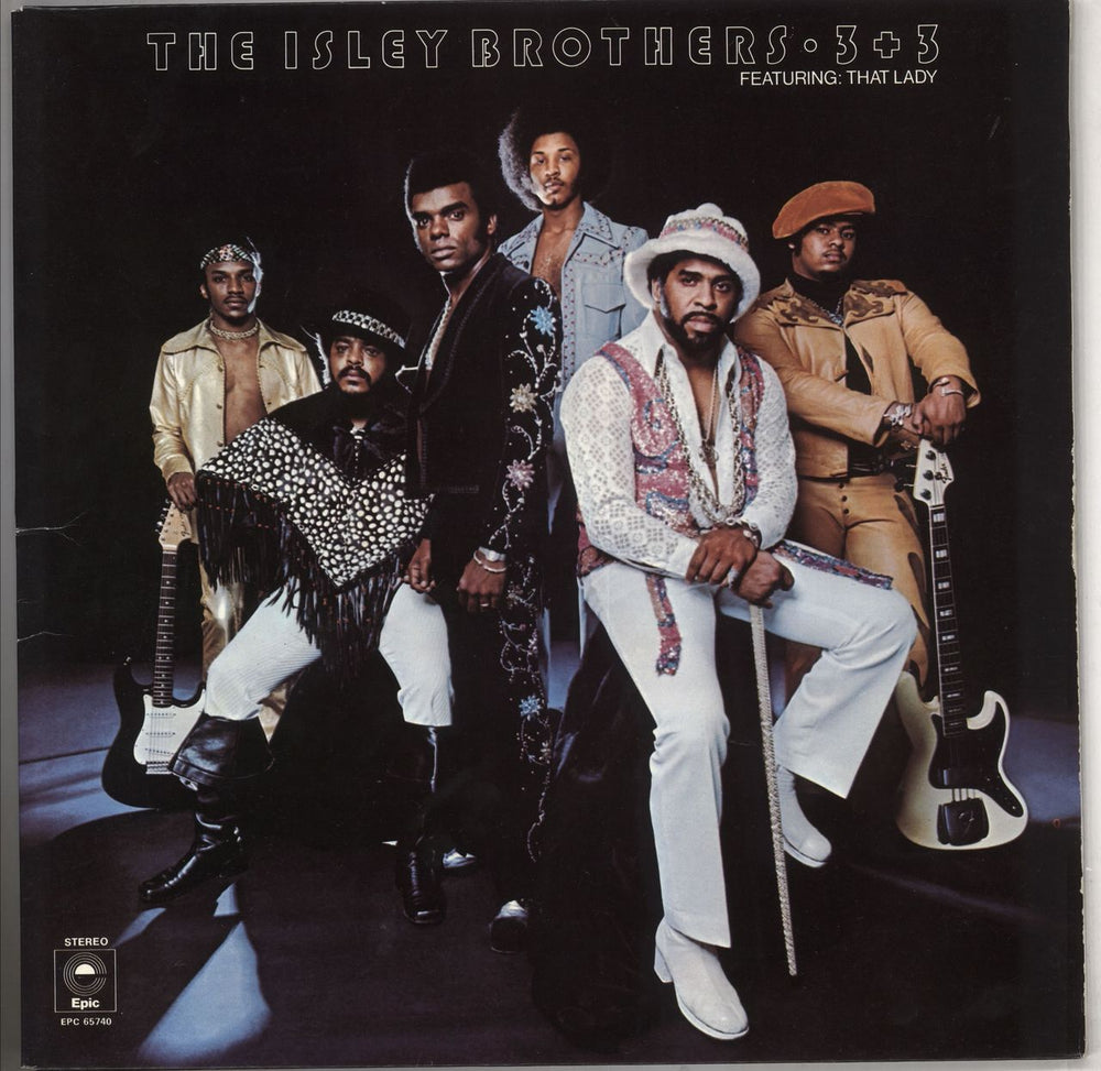 The Isley Brothers 3 + 3 (Three Plus Three) - 1st UK vinyl LP album (LP record) EPC65740