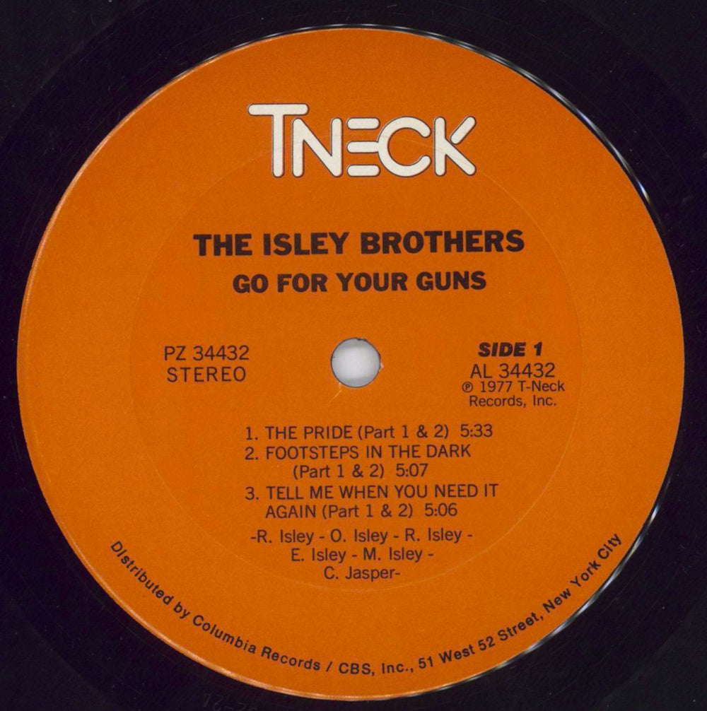 The Isley Brothers Go For Your Guns - Pitman Pressing US vinyl LP album (LP record) ISRLPGO817053