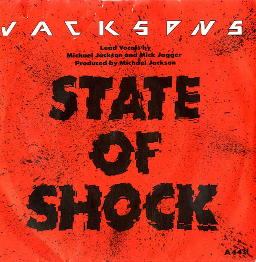 The Jackson Five State Of Shock - Paper label UK 7" vinyl single (7 inch record / 45) A4431