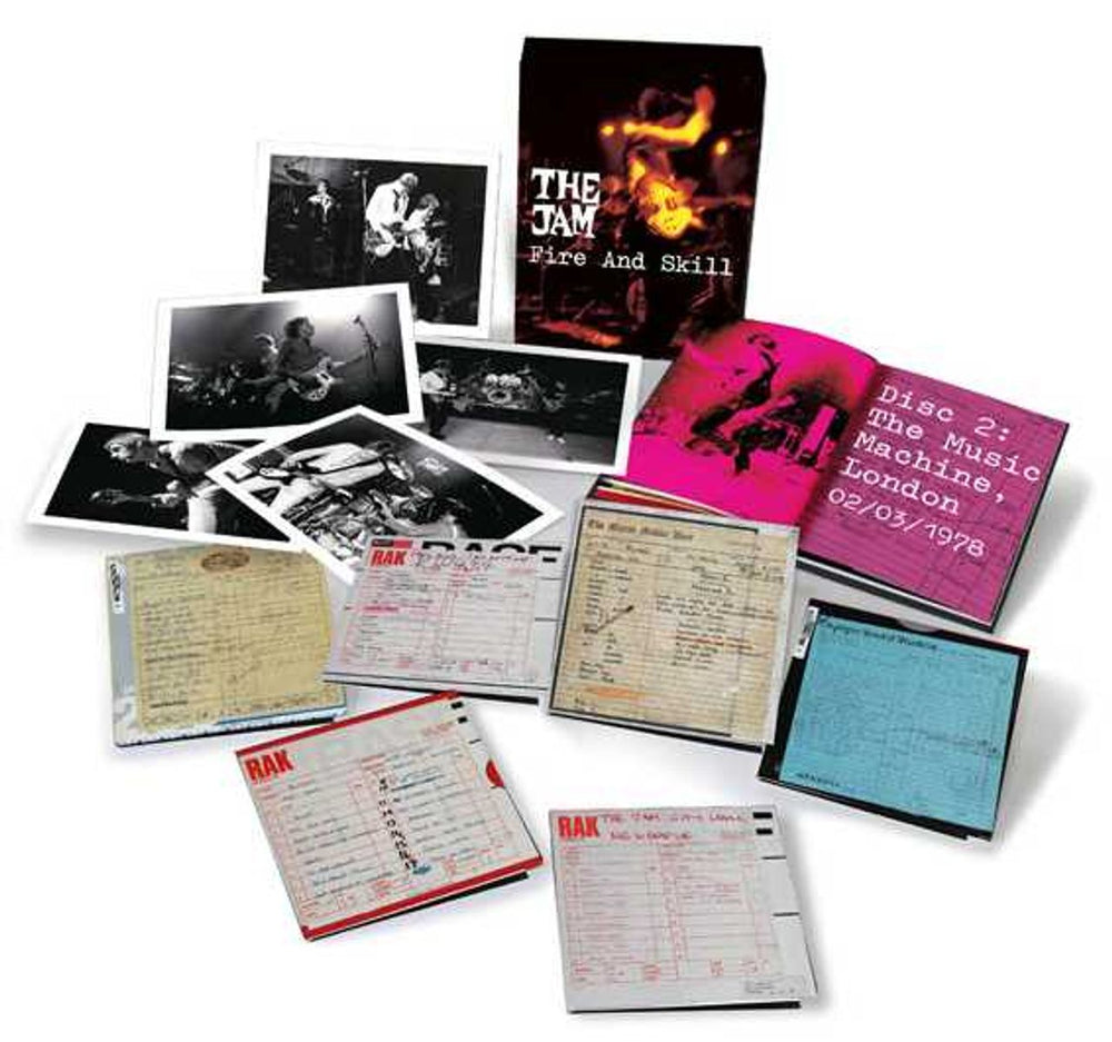 The Jam Fire And Skill - Deluxe Edition UK CD Album Box Set 4738610