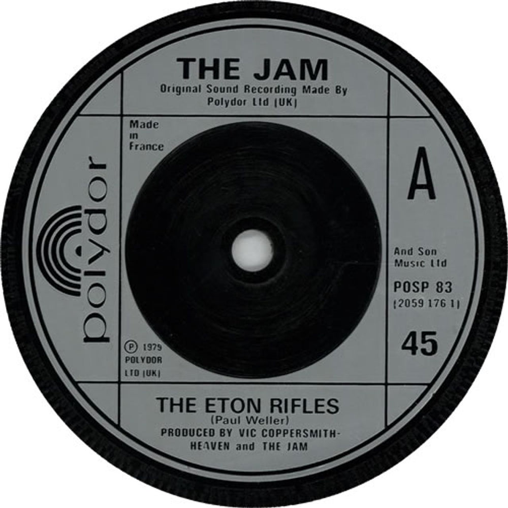 The Jam The Eton Rifles French 7" vinyl single (7 inch record / 45) JAM07TH347689