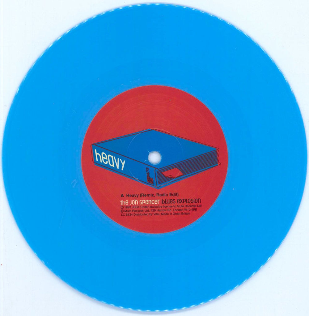 The Jon Spencer Blues Explosion Heavy UK 7" vinyl single (7 inch record / 45) JSP07HE391566