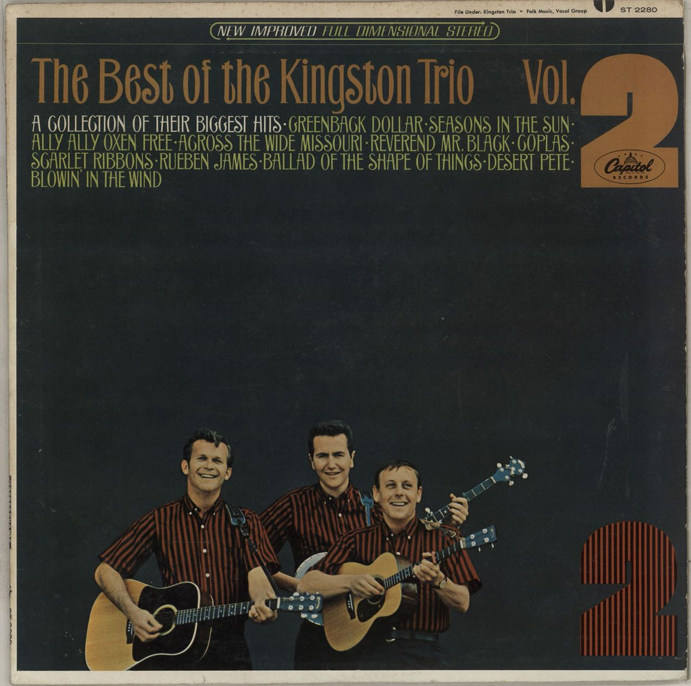 The Kingston Trio The Best Of The Kingston Trio Vol. 2 US vinyl LP album (LP record) ST2280