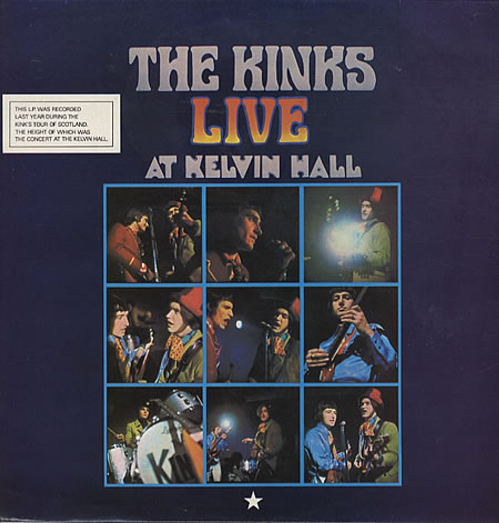 The Kinks Live At Kelvin Hall - EX UK vinyl LP album (LP record) NSPL18191