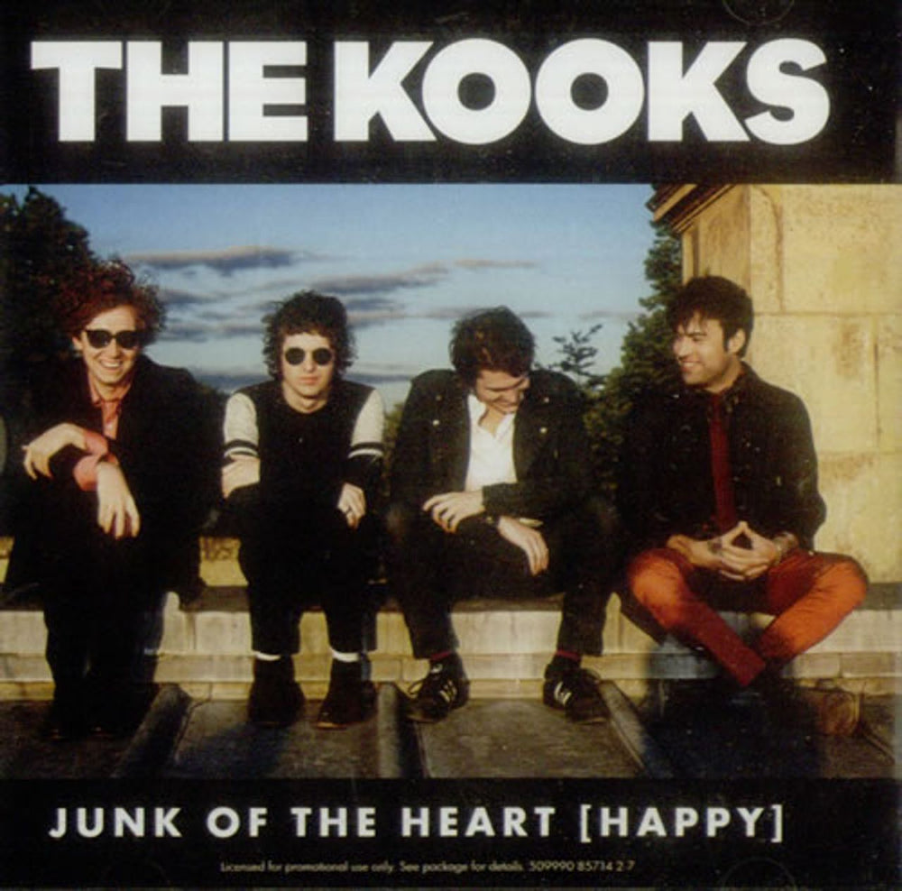 The Kooks Junk Of The Heart [Happy] US Promo CD single (CD5 / 5") 5099908571427