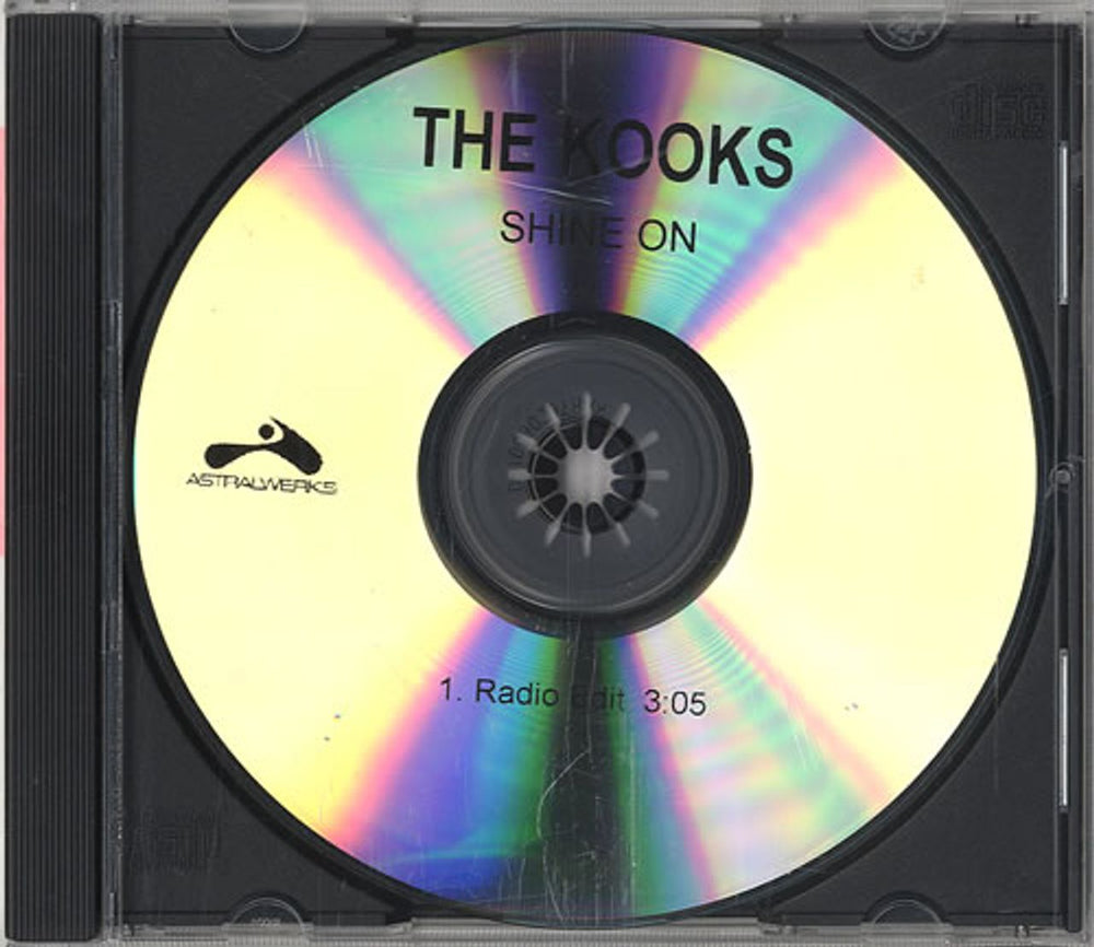 The Kooks Shine On US Promo CD-R acetate CD-R ACETATE