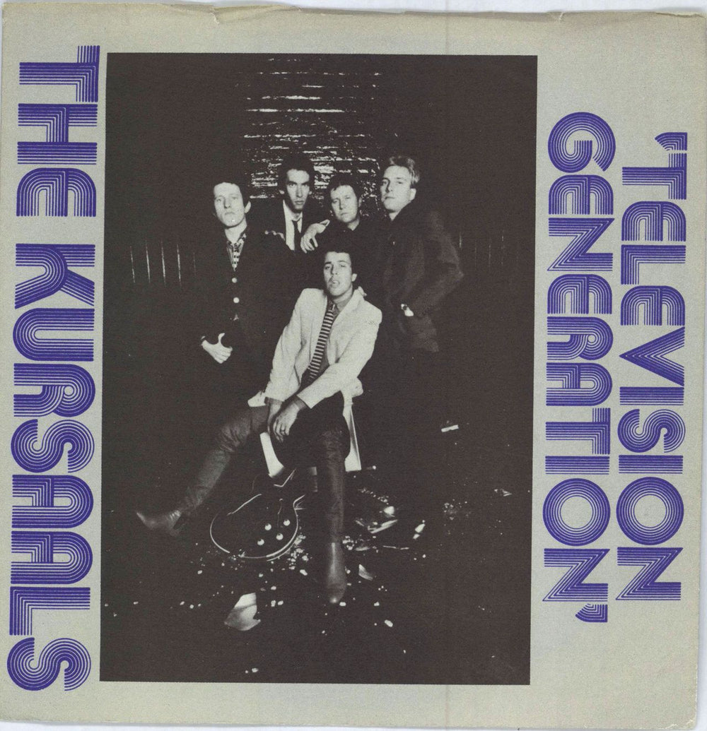 The Kursaal Flyers Television Generation UK Promo 7" vinyl single (7 inch record / 45) SCBS5771