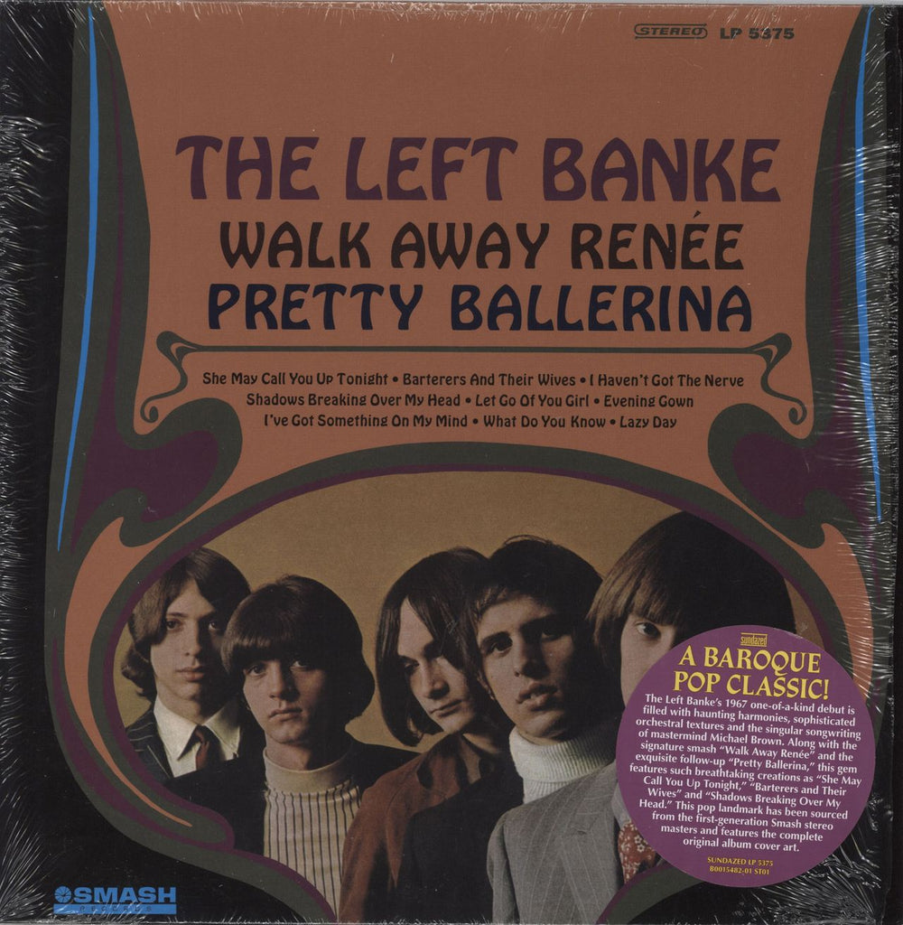 The Left Banke Walk Away Renée / Pretty Ballerina - Hype-stickered shrink US vinyl LP album (LP record) B0015482-01