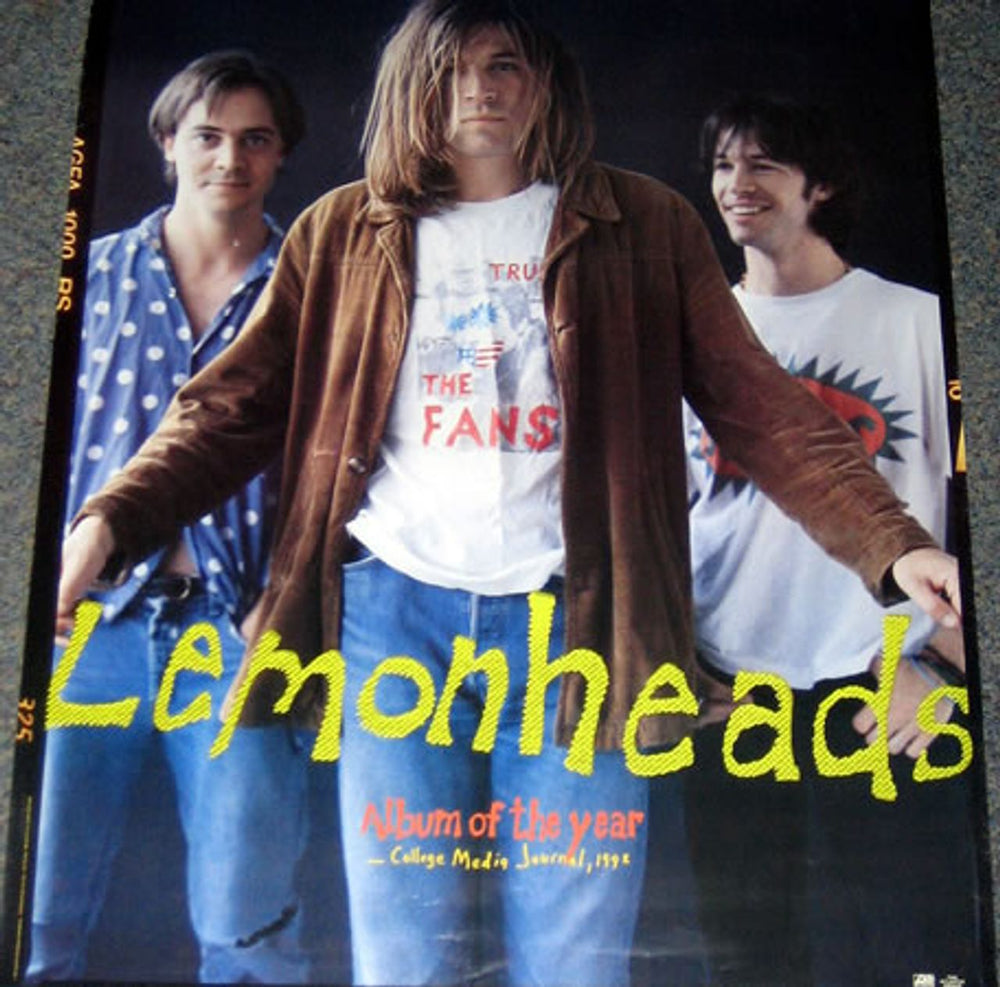 The Lemonheads Lemonheads US Promo poster PROMO POSTER