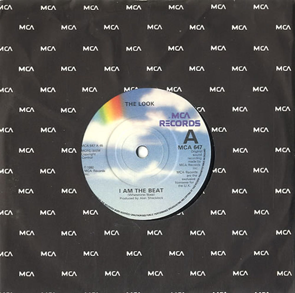 The Look I Am The Beat UK 7" vinyl single (7 inch record / 45) MCA647