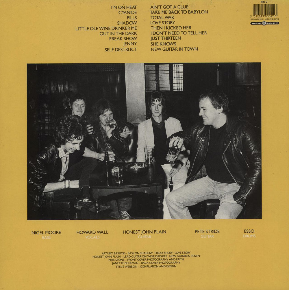 The Lurkers Greatest Hit - Last Will And Testament... UK vinyl LP album (LP record) 5012093000213