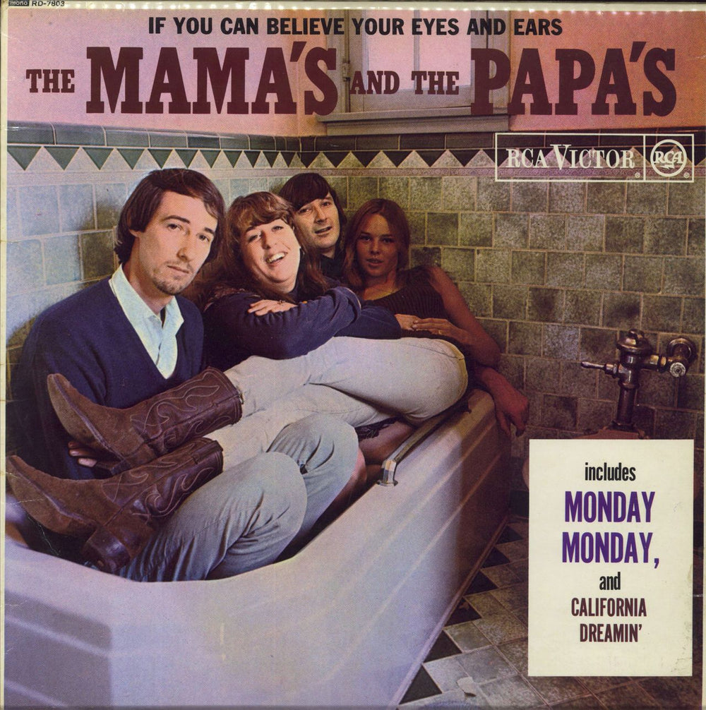 The Mama's And The Papa's If You Can Believe Your Eyes And Ears - VG UK vinyl LP album (LP record) RD-7803