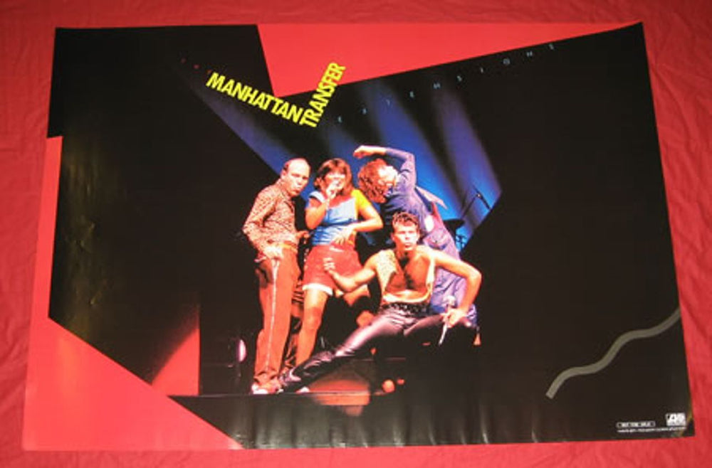 The Manhattan Transfer Extensions Japanese Promo poster PROMO POSTER