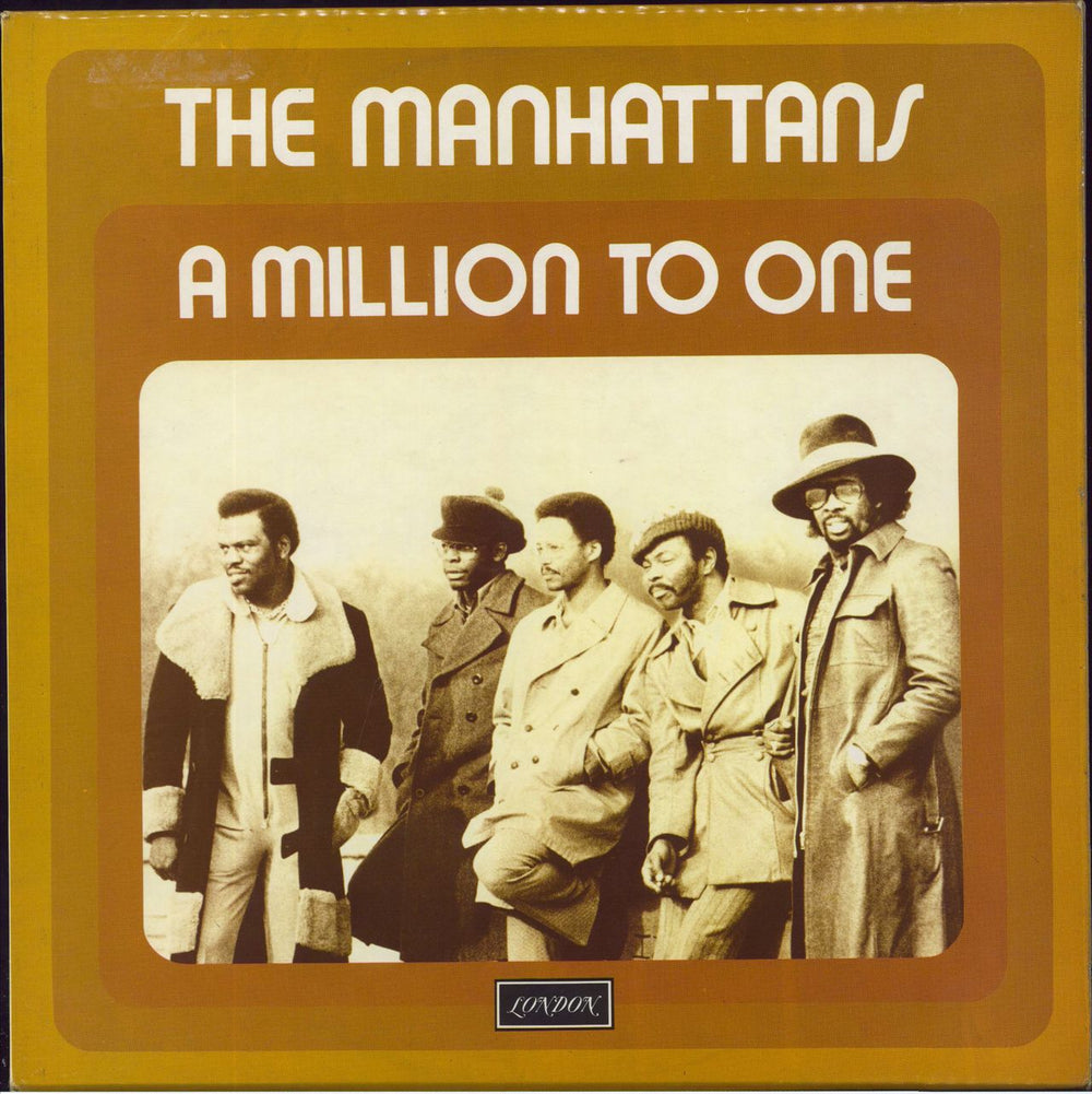 The Manhattans A Million To One UK vinyl LP album (LP record) SHB8449