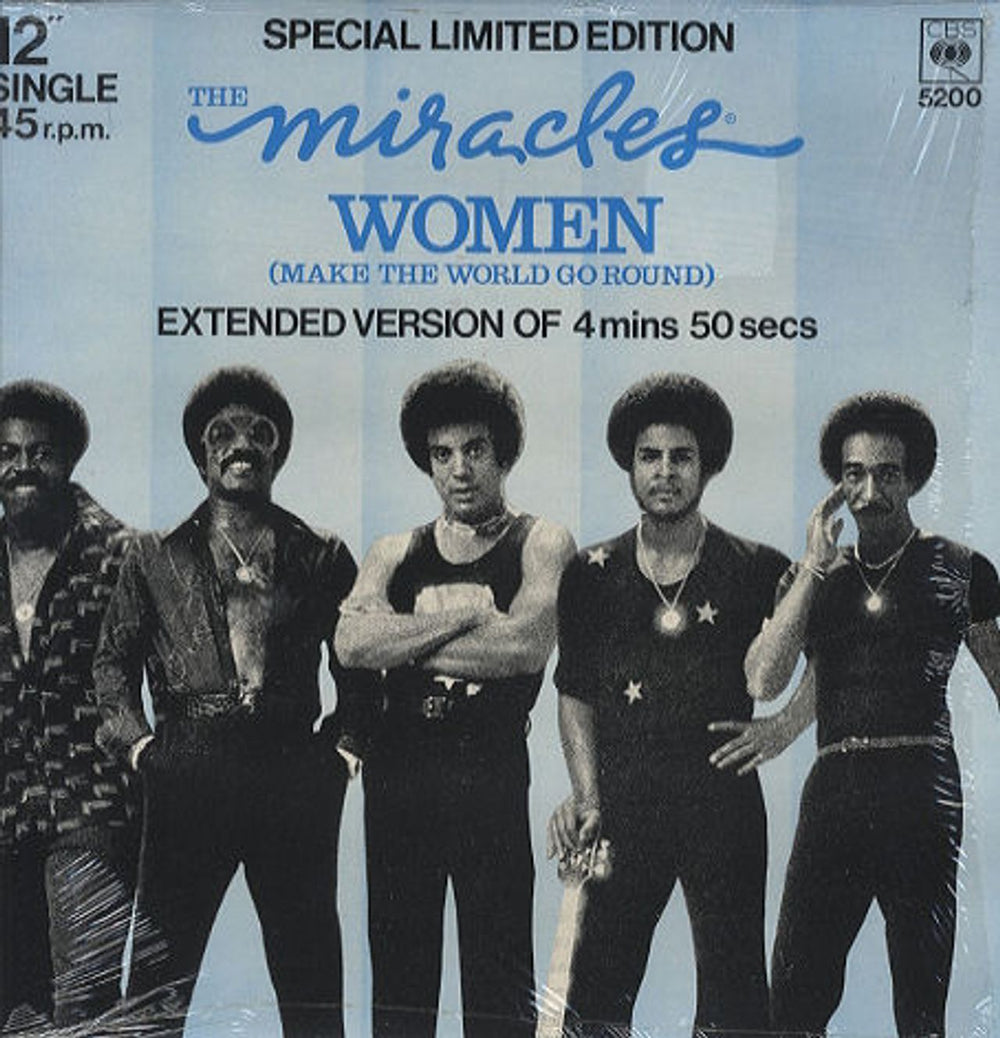 The Miracles Women Make The World Go Round UK 12" vinyl single (12 inch record / Maxi-single) CBS5200