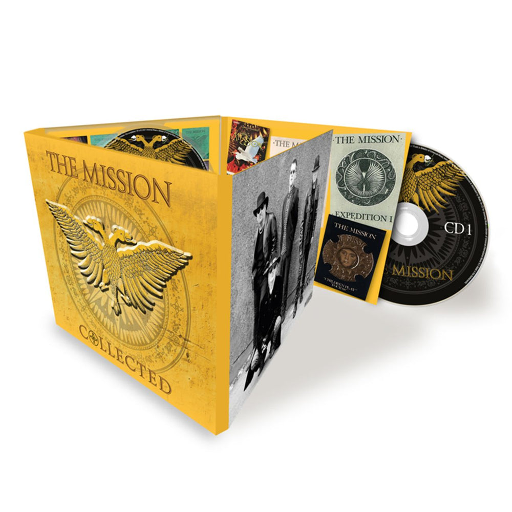 The Mission Collected + Bonus Remixes - Sealed UK 3-CD album set (Triple CD) MOCCD14095