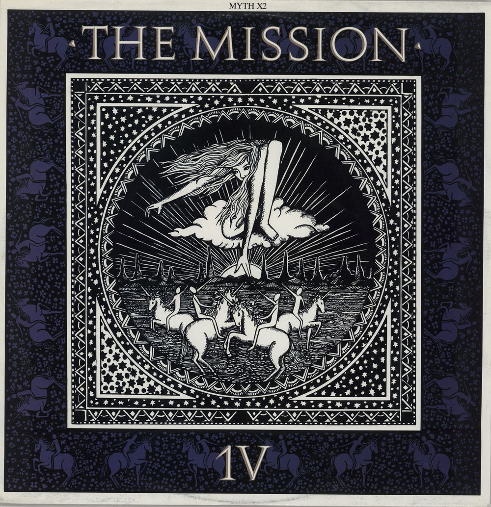 The Mission Wasteland - '1V' Sleeve UK 12" vinyl single (12 inch record / Maxi-single) MYTHX2