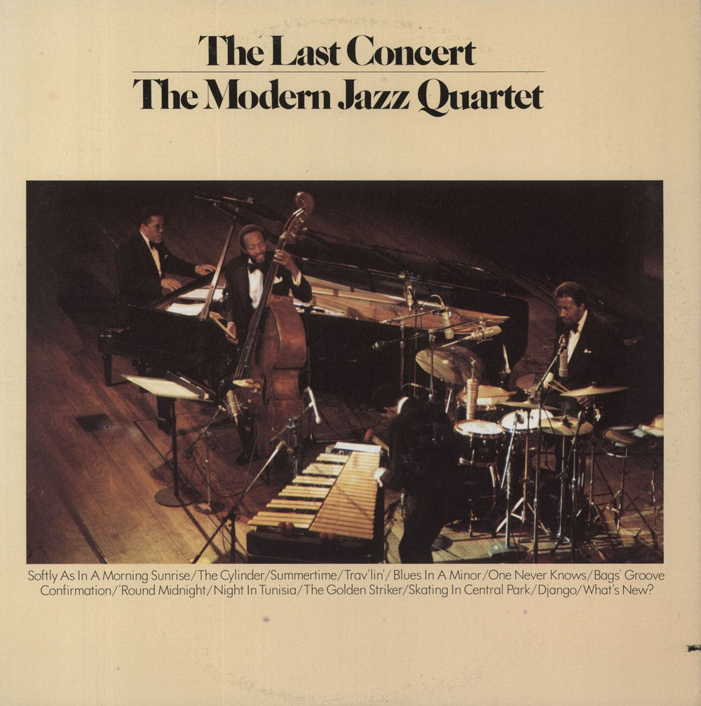 The Modern Jazz Quartet The Last Concert US 2-LP vinyl record set (Double LP Album)