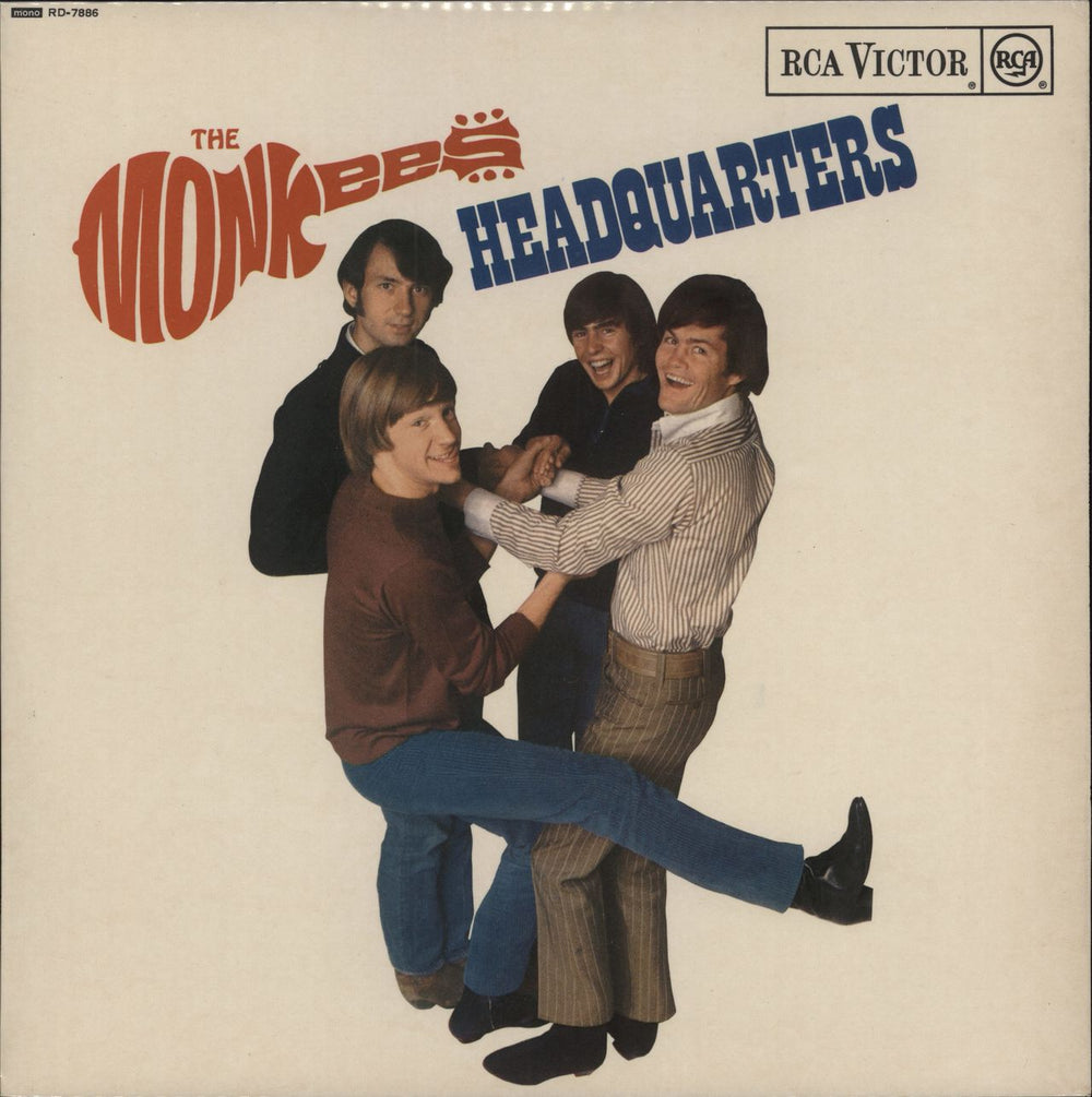 The Monkees Headquarters - 1st UK vinyl LP album (LP record) RD-7886